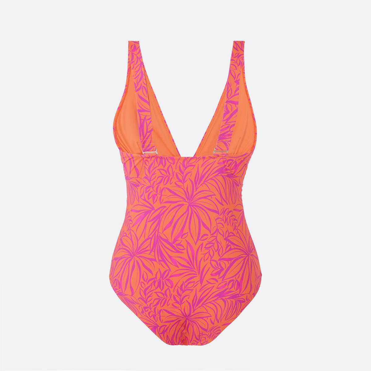 La Redoute Collections Maillot de bain 1 pièce triangle imprimé  