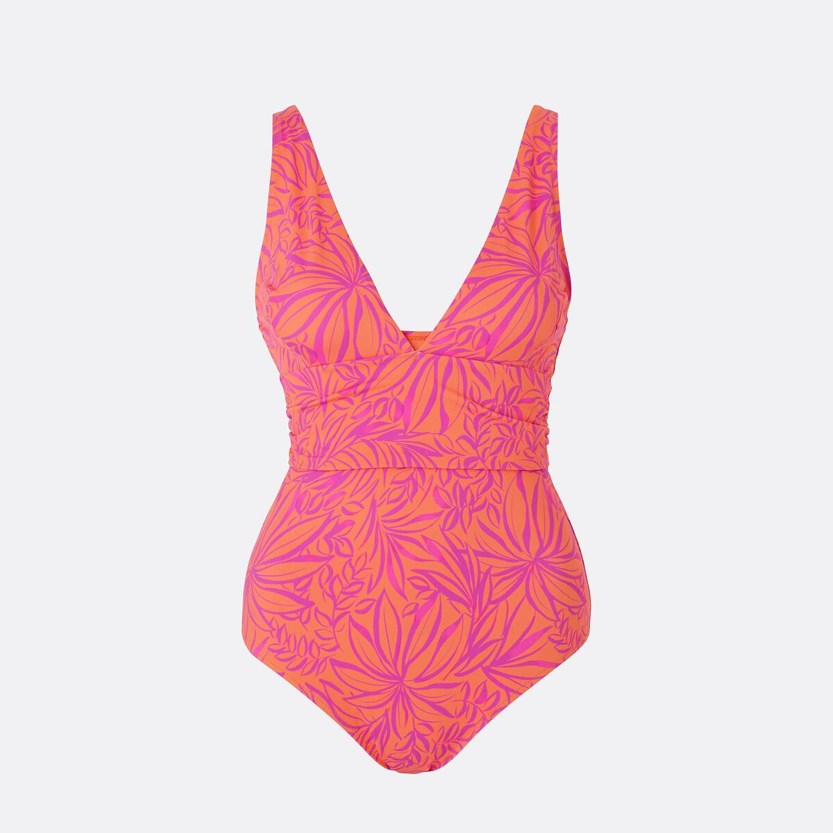 La Redoute Collections Maillot de bain 1 pièce triangle imprimé  