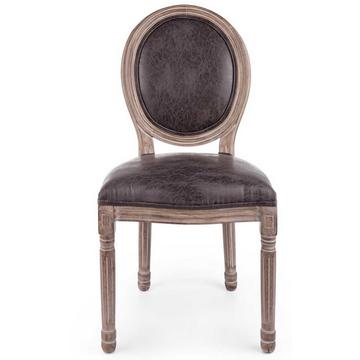 Chaise rembourrée Mathilde dark