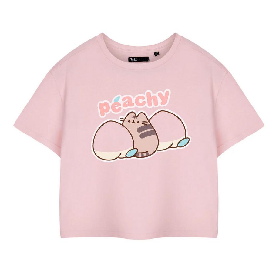 PUSHEEN Peachy T-Shirt Manches Courtes  