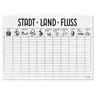 trendform Set de table en papier STADT-LAND-FLUSS bloc à 50  