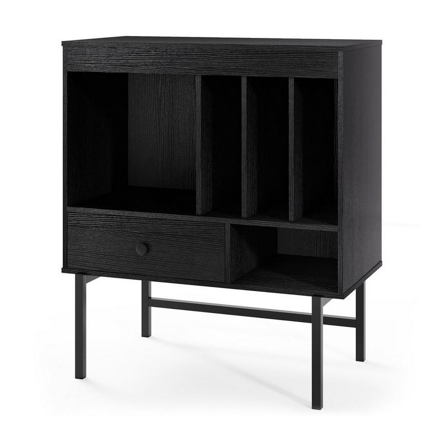 Support pour tourne-disque vinyle avec rangement