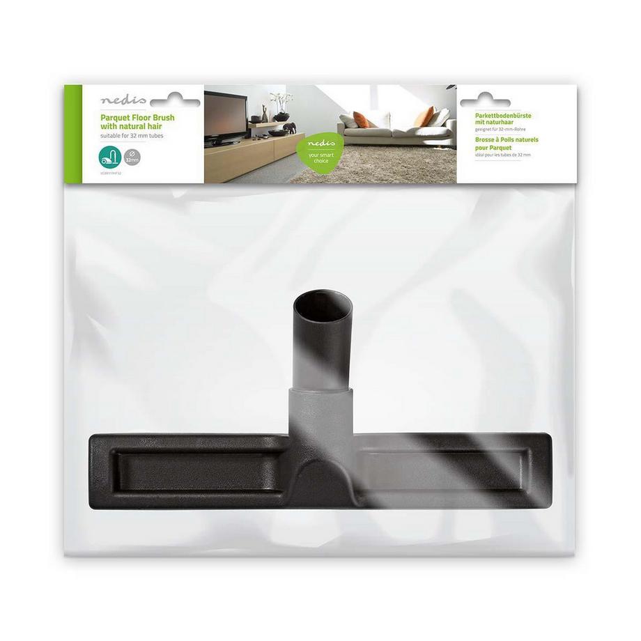 Nedis Buse parquet | Cheveux naturels | Remplacement pour : A.E.G. / Electrolux / Fam / Holland Electro / Nilfisk / Numatic / Philips.  