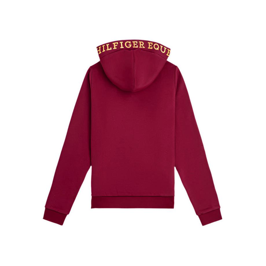 TOMMY HILFIGER  COLORADO LOGO HOODIE ROUGE 