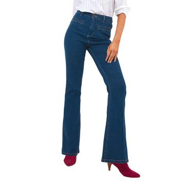 Bootcut-Hose aus Stretch-Denim