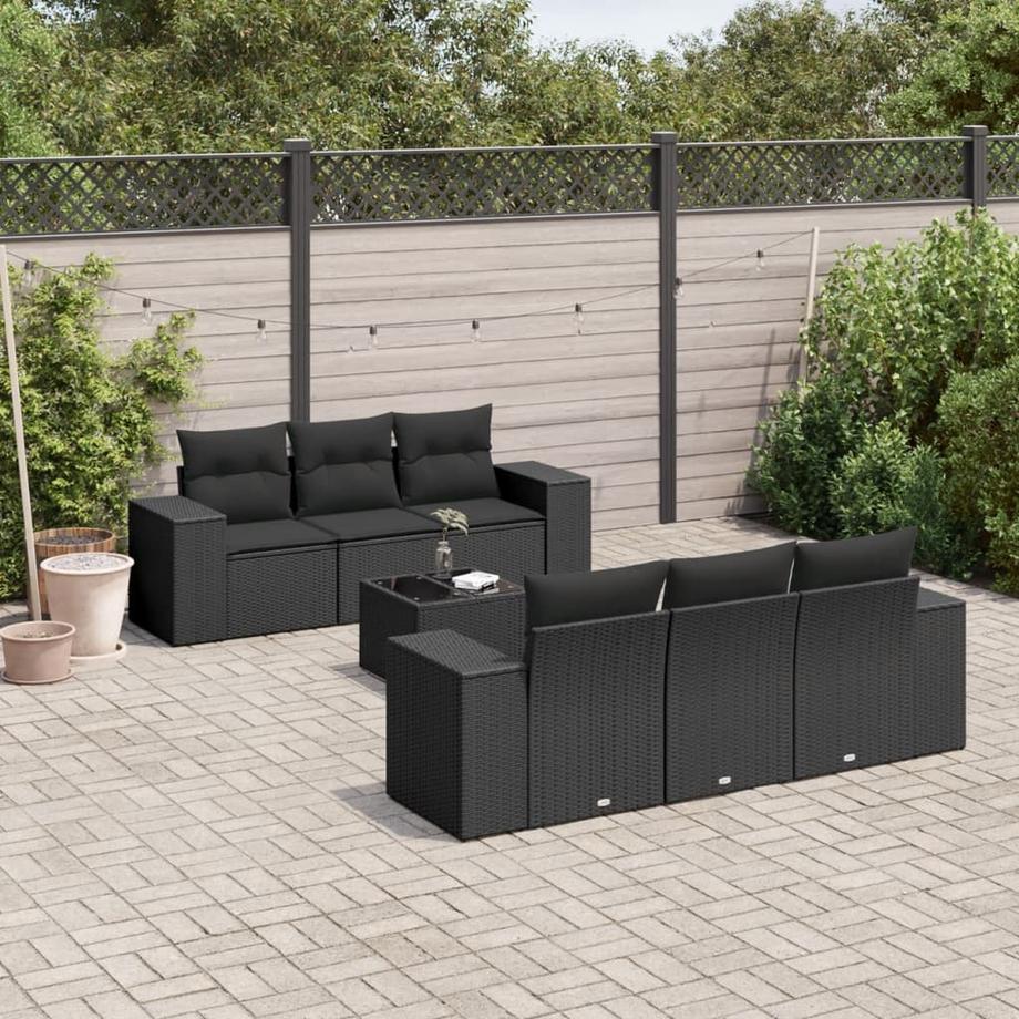 VidaXL Garten sofagarnitur poly-rattan  