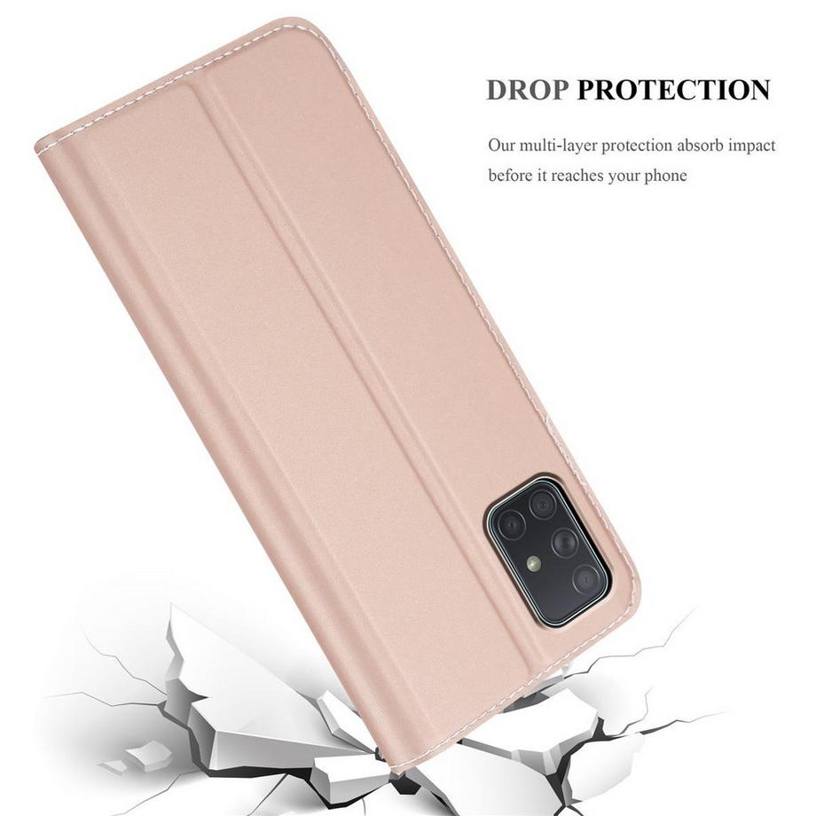 Cadorabo  Hülle für Samsung Galaxy A71 5G Magnetverschluss, Kartenfach 