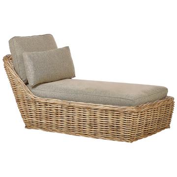 Lettino en Rattan Boho BELSITO