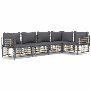 Garten lounge set poly-rattan