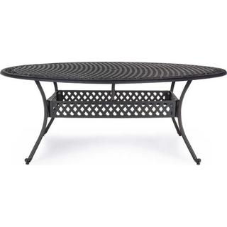 mutoni Table de jardin ovale Ivrea 200x152 anthracite  