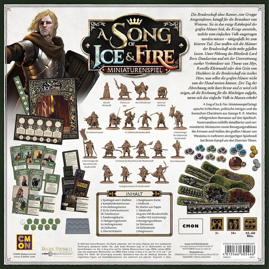 Unknown  A Song of Ice & Fire – Kit de démarrage Fraternité sans bannières 