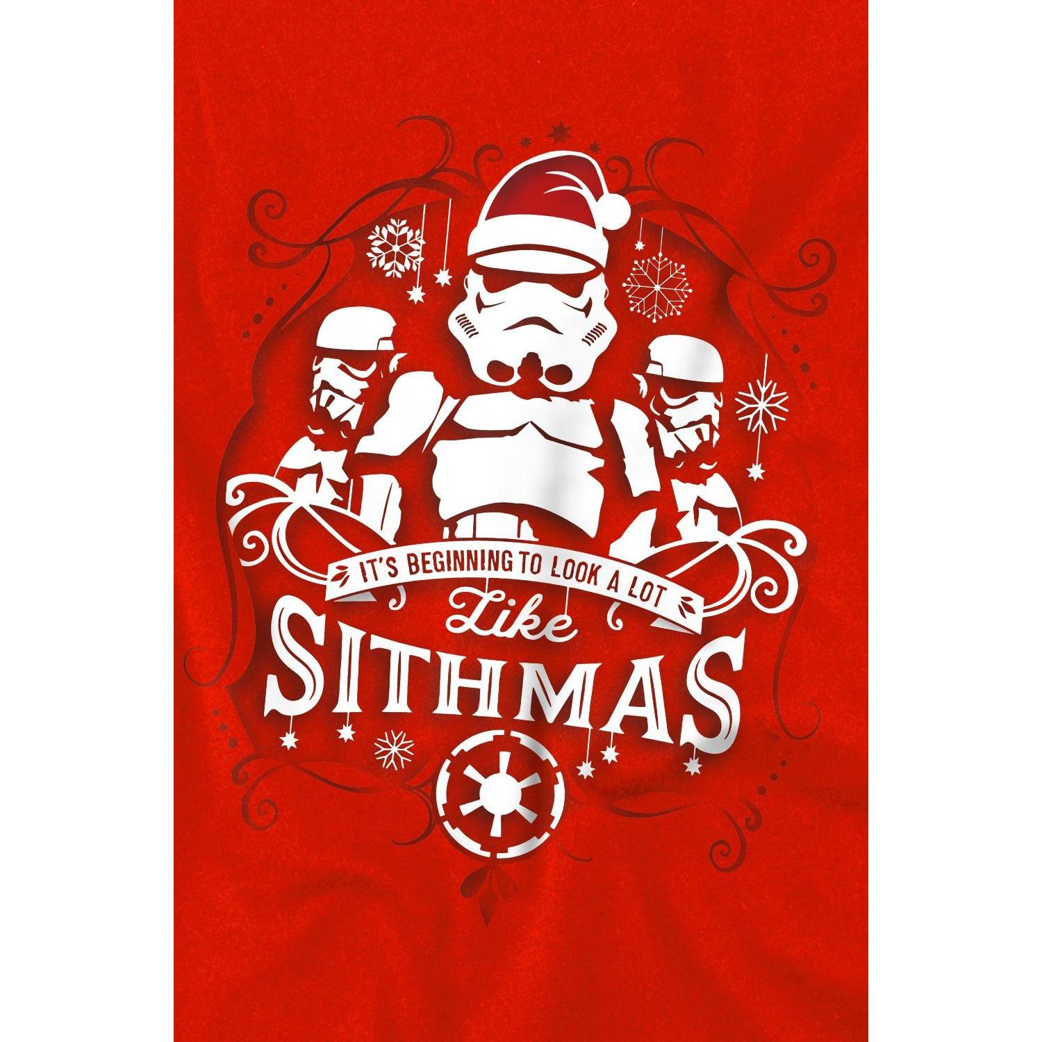 STAR WARS  Beginning To Look A Lot Like Sithmus TShirt  weihnachtliches Design 