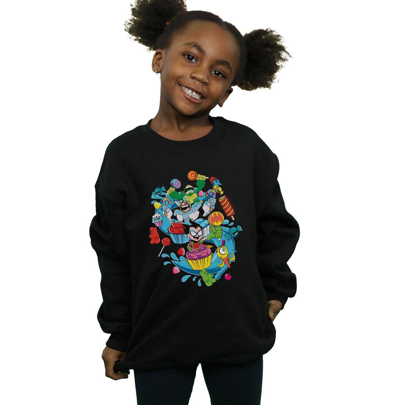 DC COMICS  Teen Titans Go Candy Mania Sweatshirt 