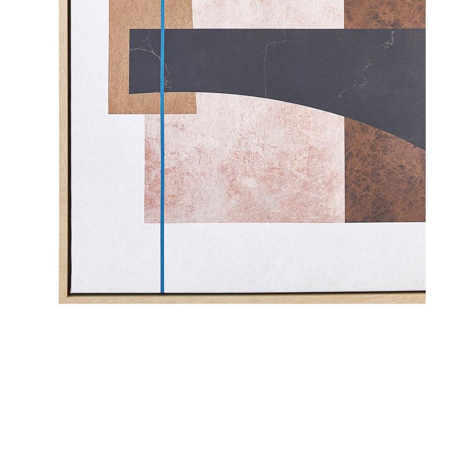 Beliani Stampa su tela en Tessuto Moderno RUFFANO  