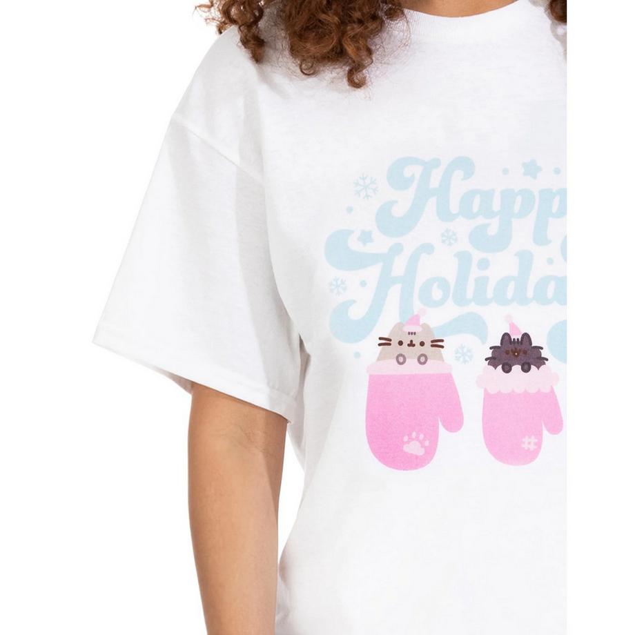 PUSHEEN T-Shirt Motif Noël  