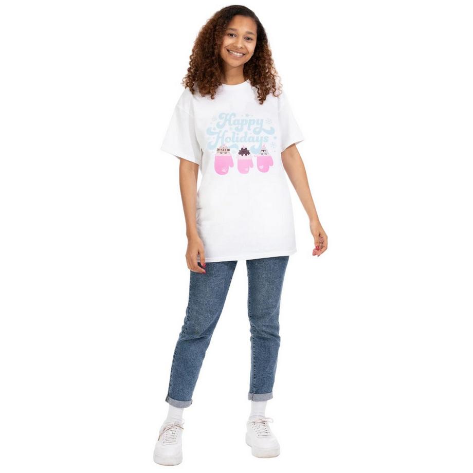 PUSHEEN T-Shirt Motif Noël  