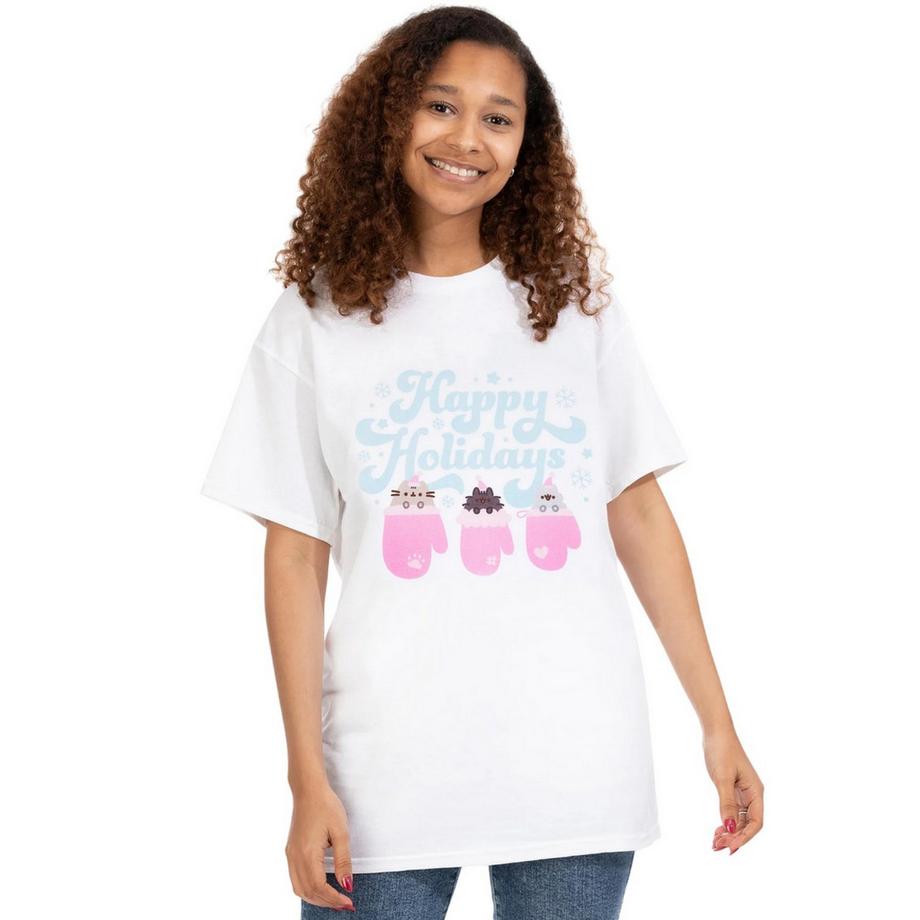 PUSHEEN T-Shirt Motif Noël  