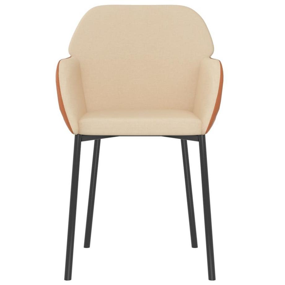 VidaXL Chaise de salle à manger tissu  