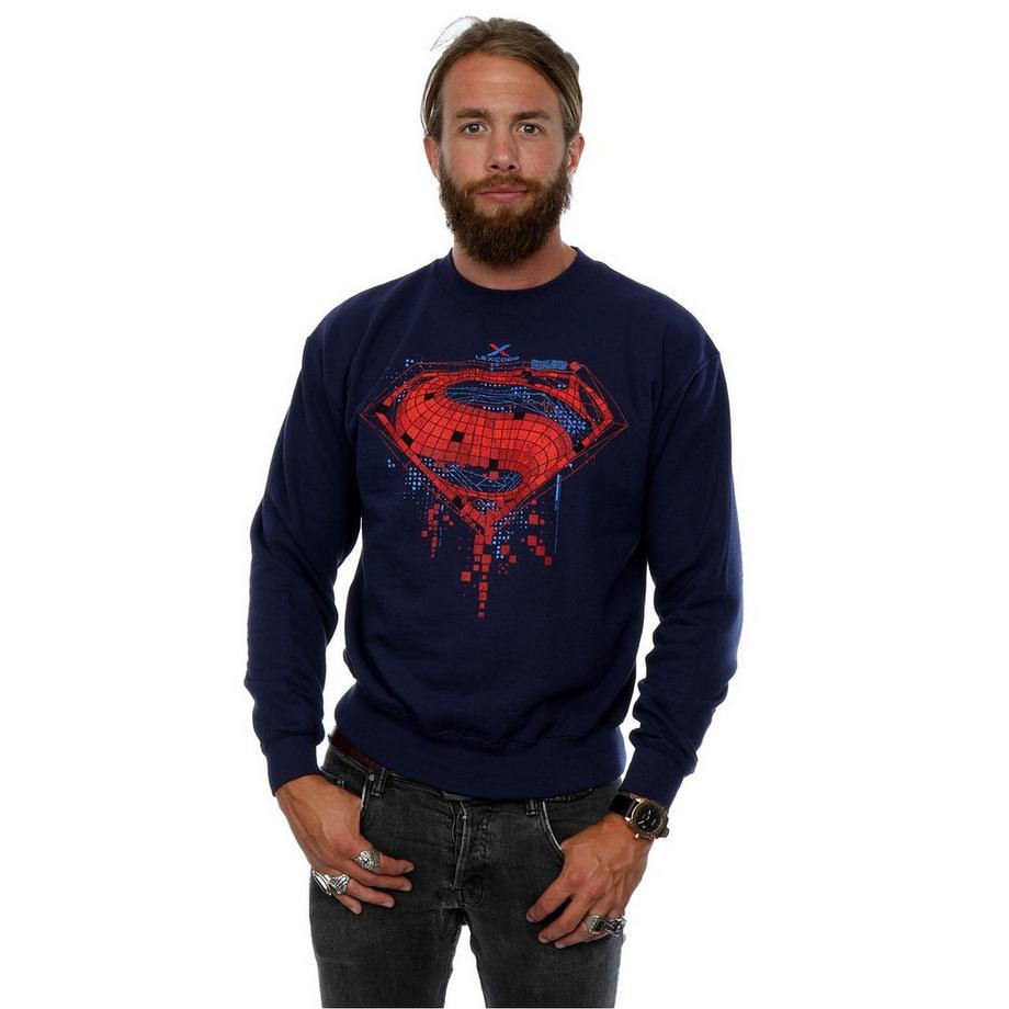 DC COMICS Superman Lexcorp Logo Sweatshirt  