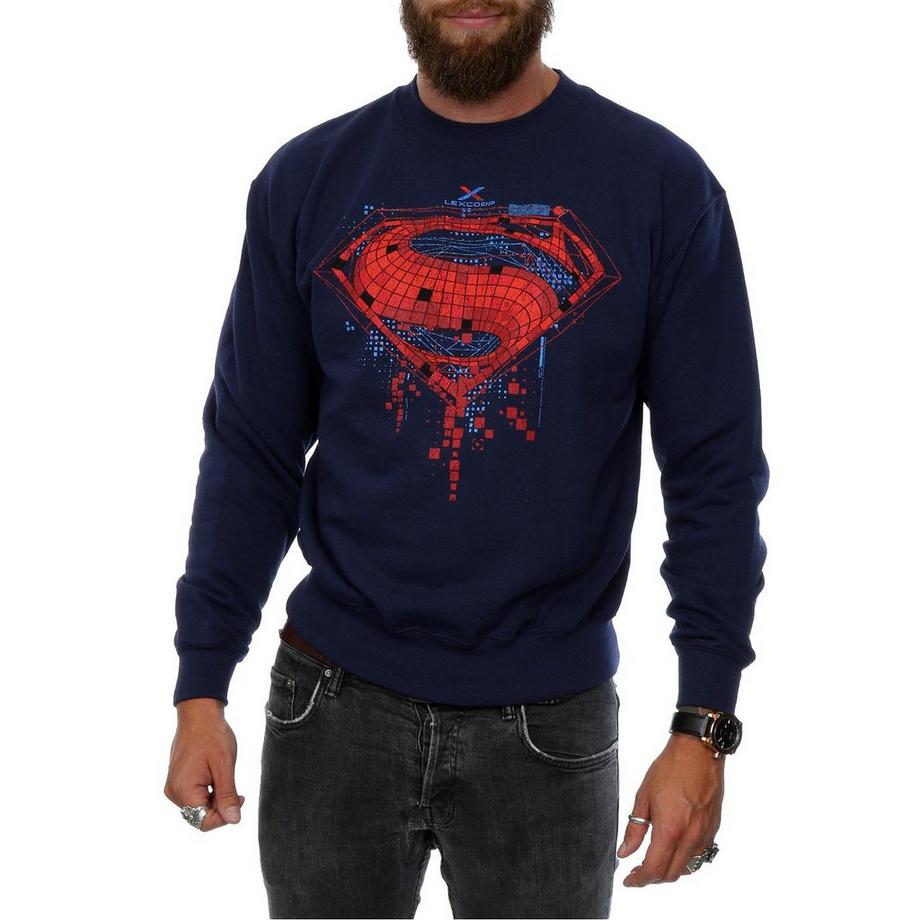 DC COMICS Superman Lexcorp Logo Sweatshirt  