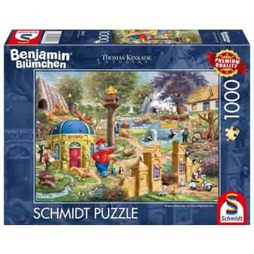 Puzzle Benjamin Blümchen - Ein Tag im Neustädter Zoo (1000Teile)