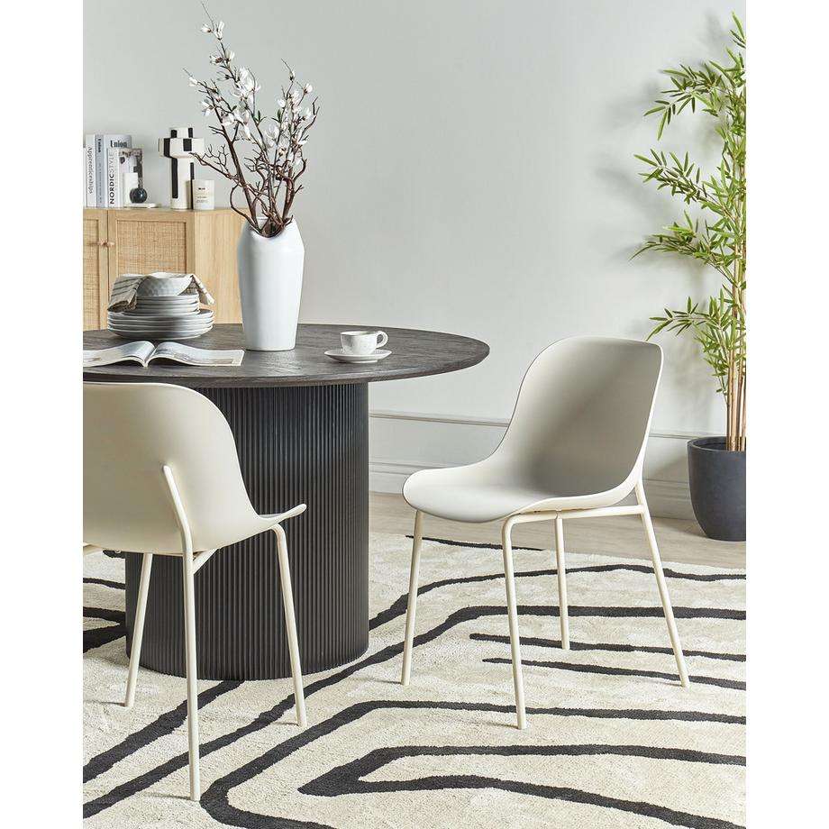 Beliani Set di 2 sedie da pranzo en Polipropilene Moderno BELOIT  