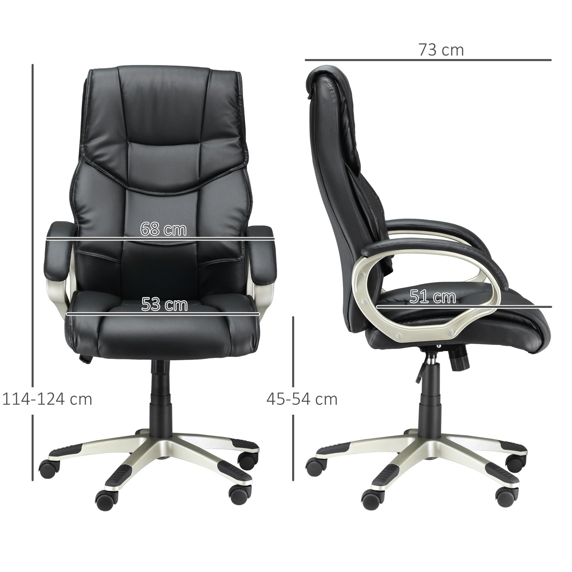 HOMCOM Fauteuil de bureau  