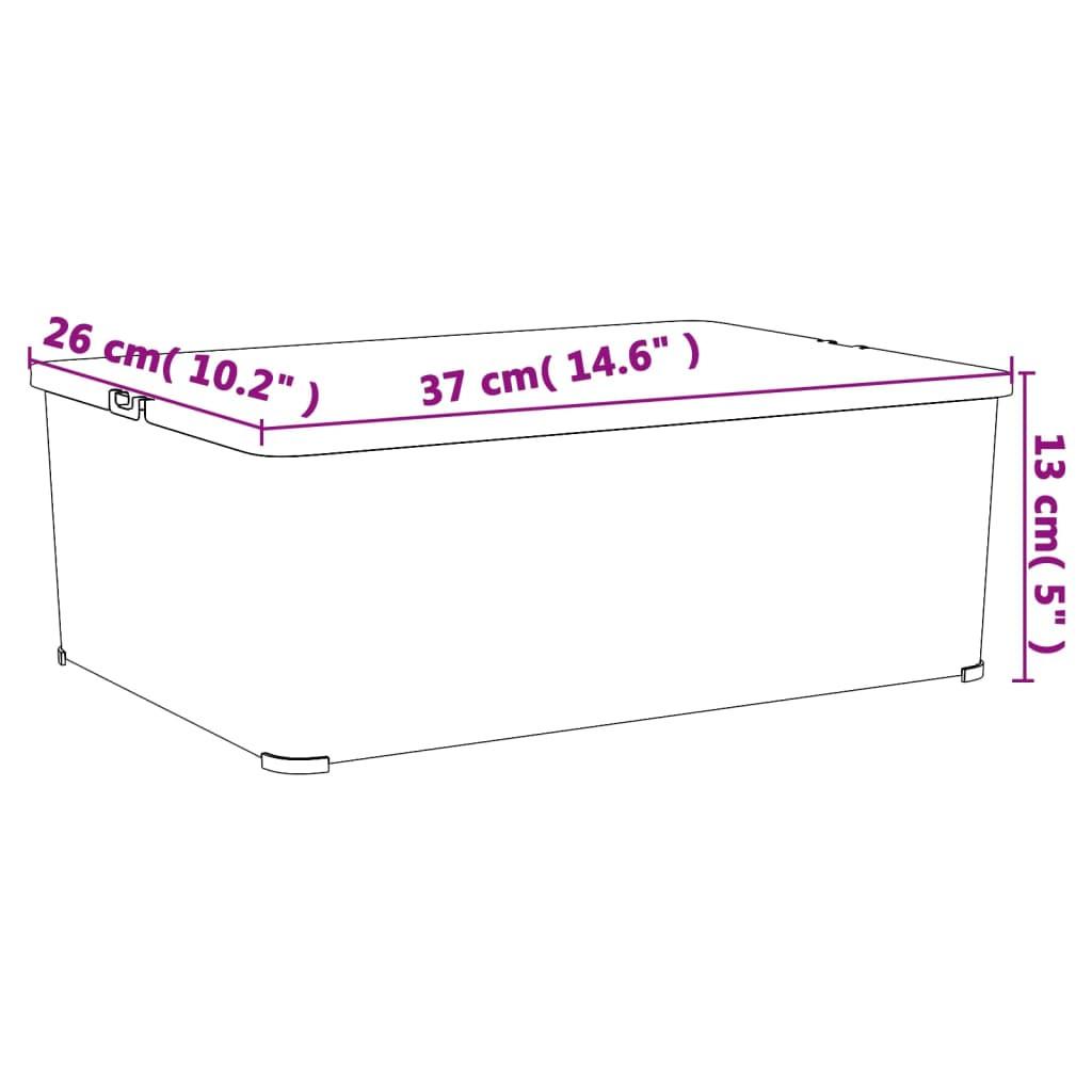 VidaXL contenitore in plastica Polipropilene  