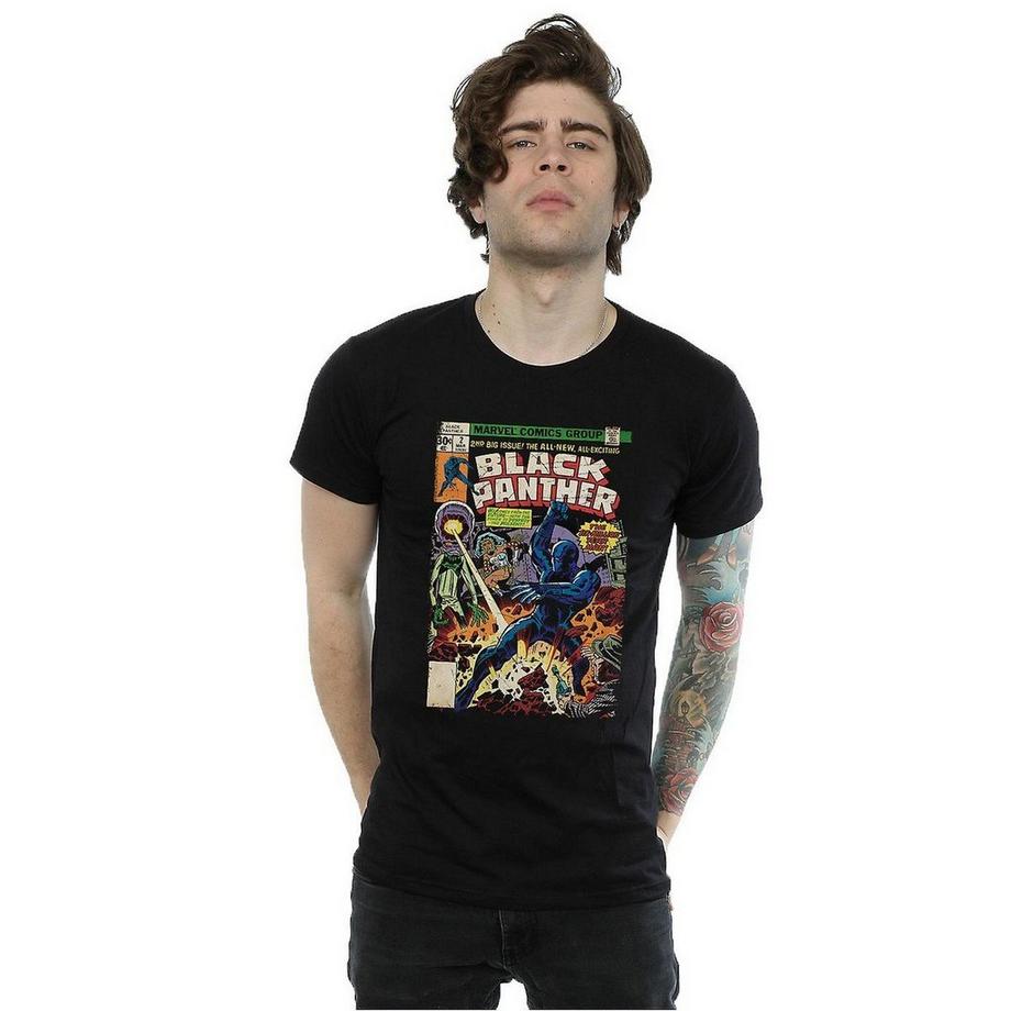 Black Panther Black Panther Comic Cover T-Shirt  