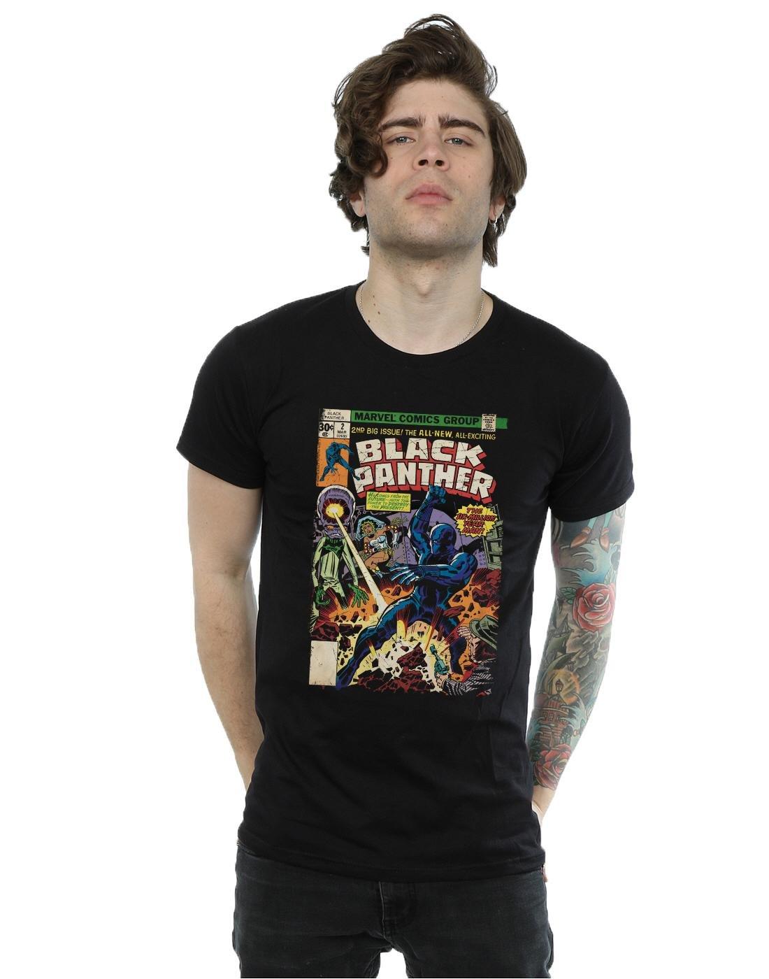 Black Panther Black Panther Comic Cover T-Shirt  