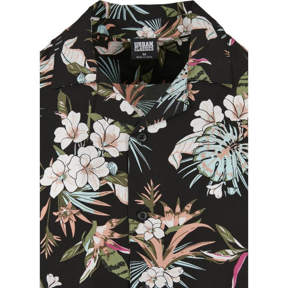 URBAN CLASSICS Hemd viscose aop resort-grandes tailles  
