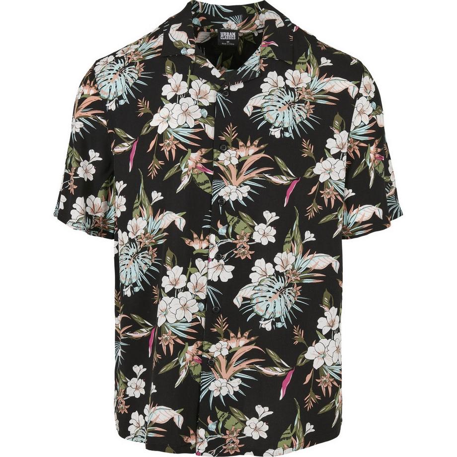 Hemd viscose aop resort-grandes tailles