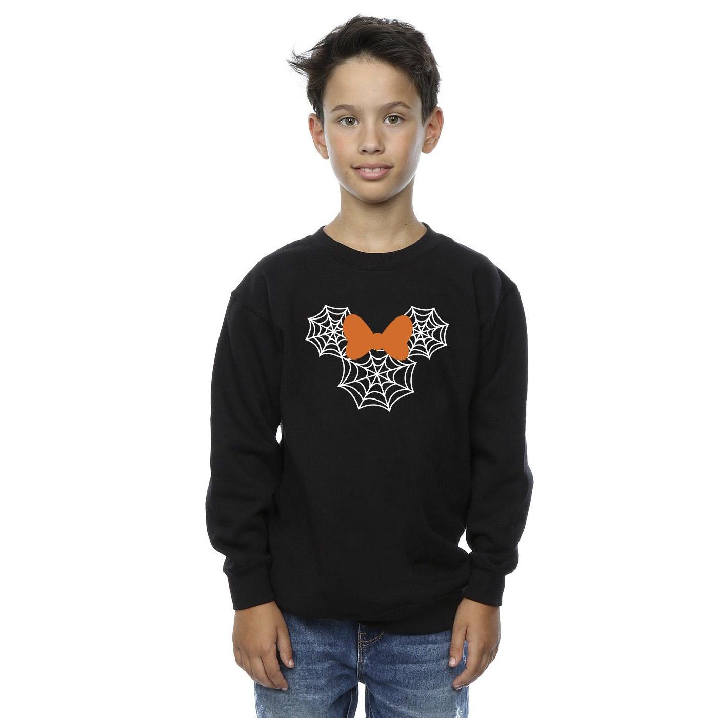 Disney  Minnie Mouse Spider Web Head Sweatshirt 