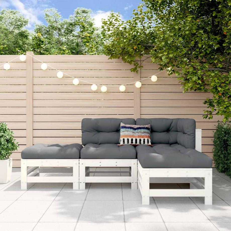 VidaXL set mobili da giardino Legno di pino  