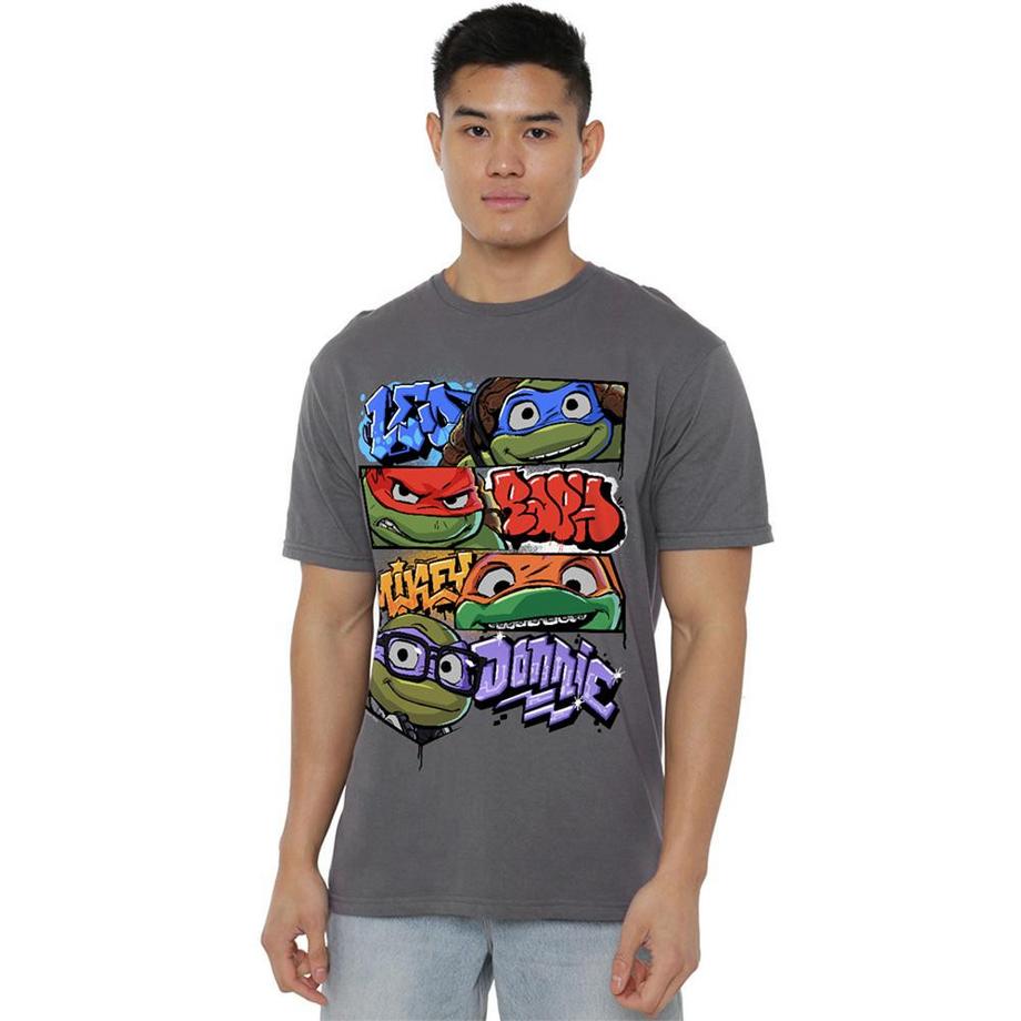 TEENAGE MUTANT NINJA TURTLE  Names Maglietta Graffiti 