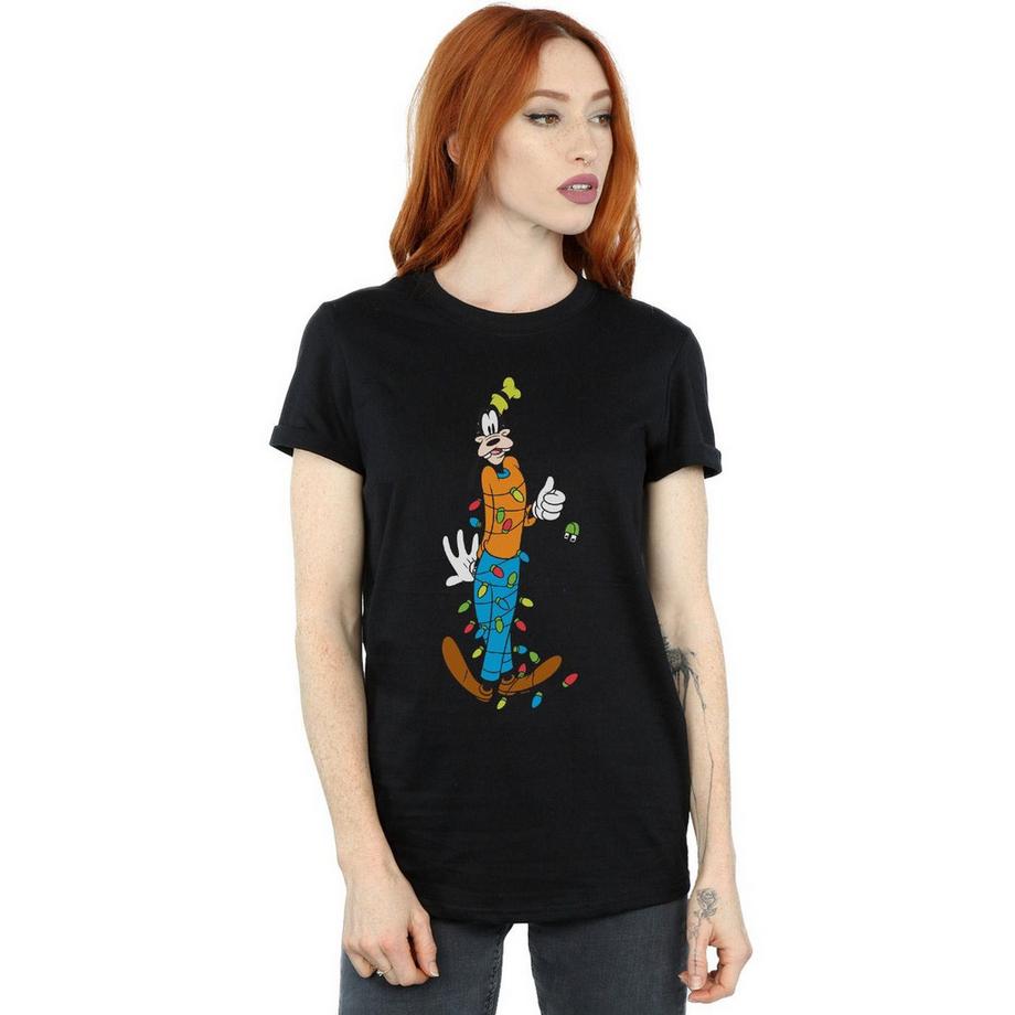 Disney Goofy Christmas Lights T-Shirt  