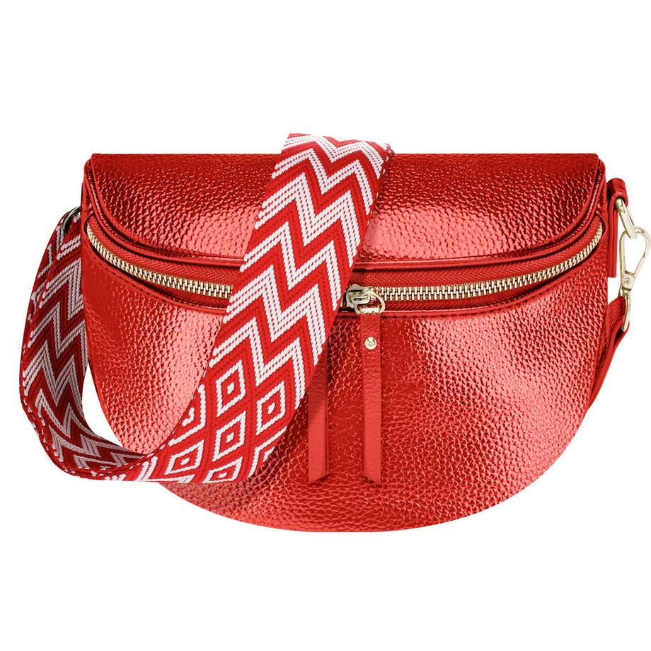 Bananen Schultertasche Glamour Shiny