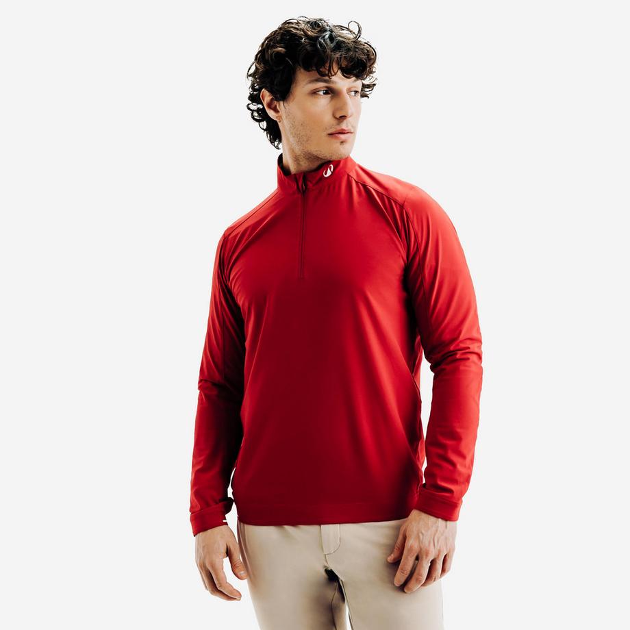 Winddichte und wasserabweisende Golfjacke , RW500, Rot