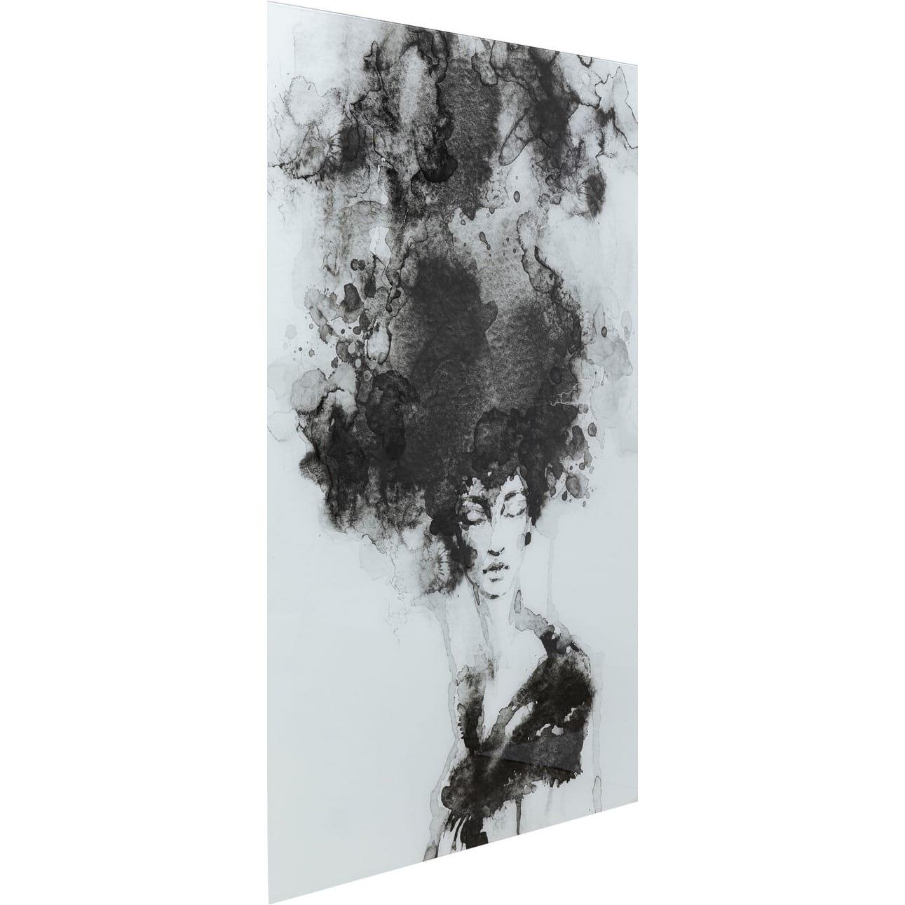KARE Design Tableau en verre Smokey Hair 100x150  