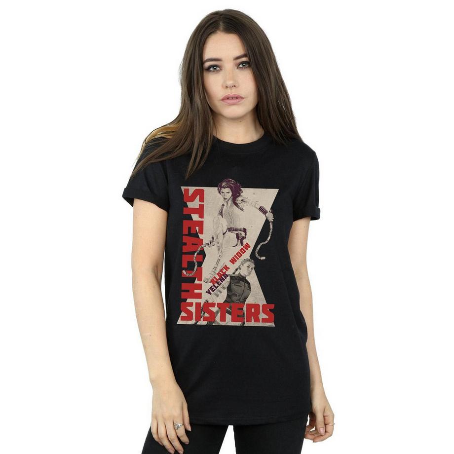 MARVEL Stealth Sisters T-Shirt Stampata  