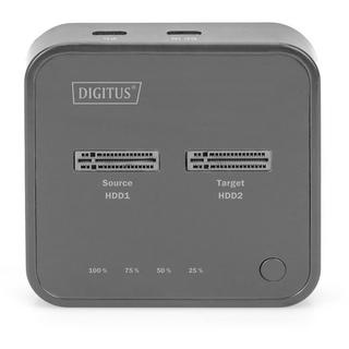 Digitus  Dual M.2 NVMe SSD Docking Station mit Offline-Klonfunktion, USB-C 