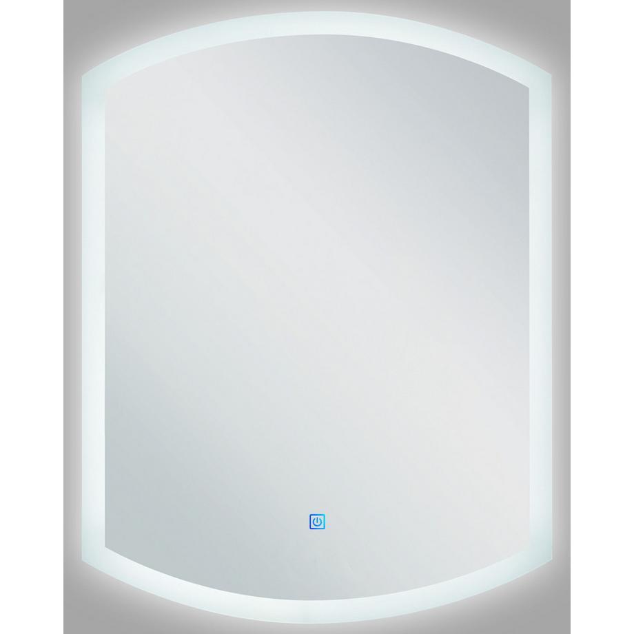 Beliani Miroir de salle de bain LED en Aluminium Moderne BEZIERS  