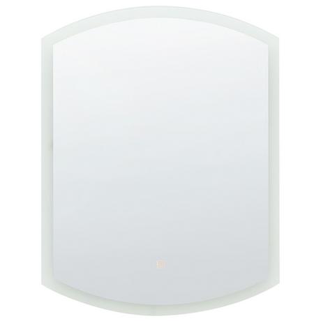 Beliani LED-Badezimmer-Spiegel aus Aluminium Modern BEZIERS  