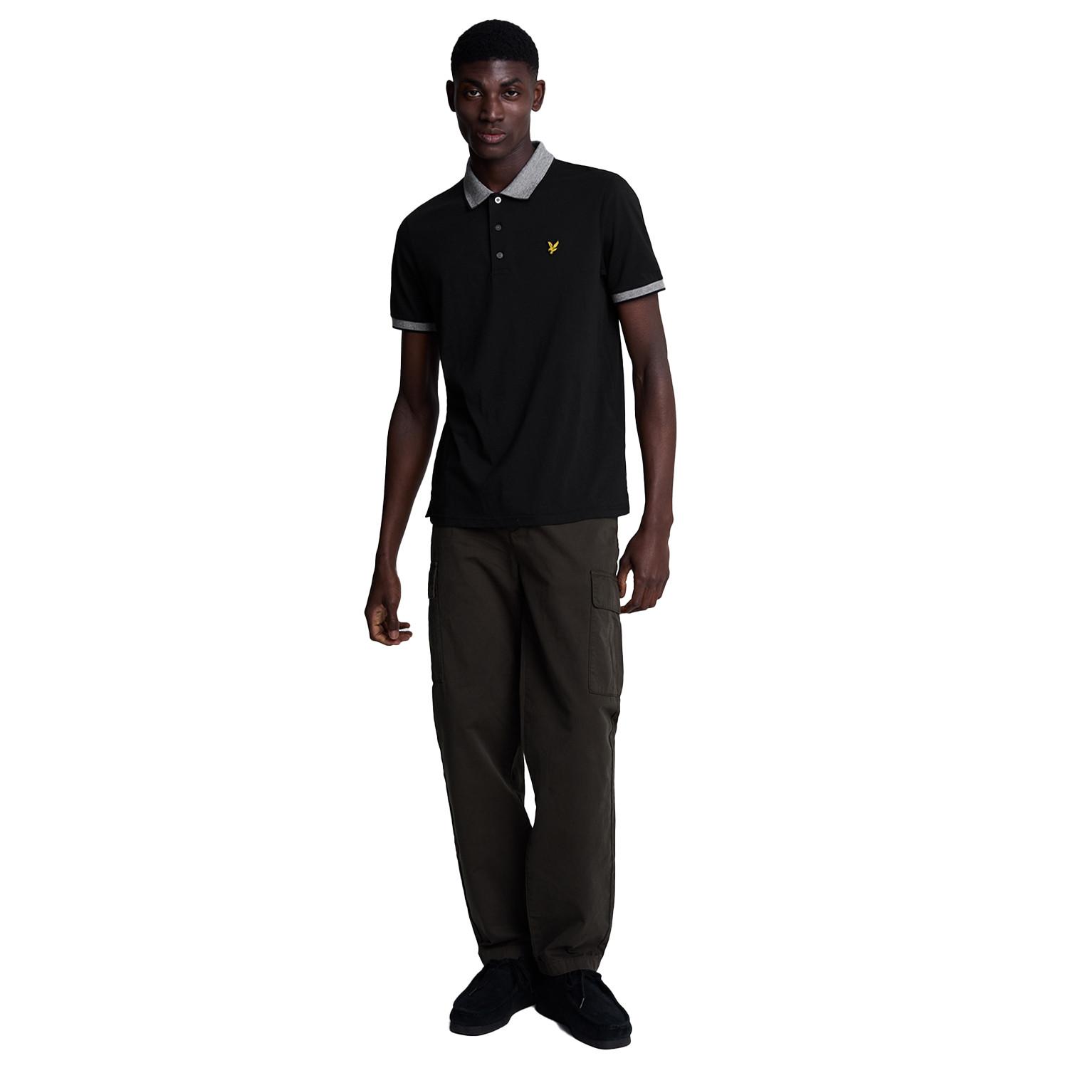 LYLE & SCOTT  Poloshirt Mit kontrastfarbenen Streifen 