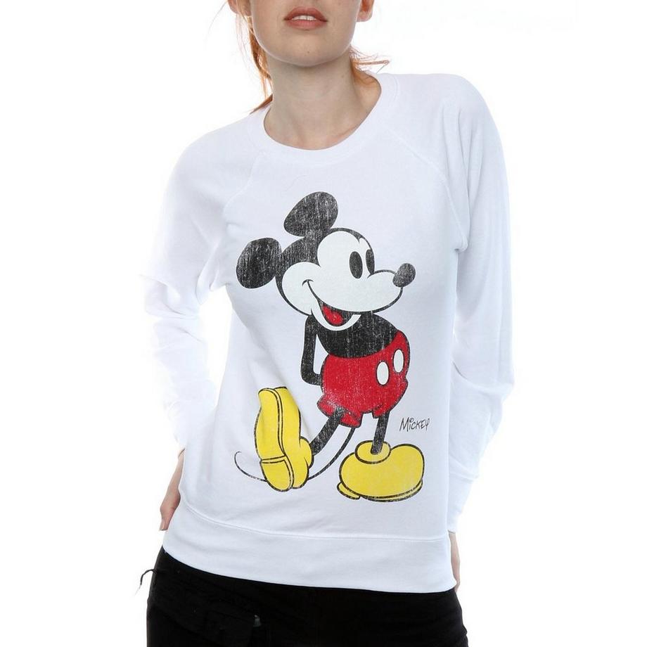 Disney Mickey Mouse Bedrucktes Sweatshirt  