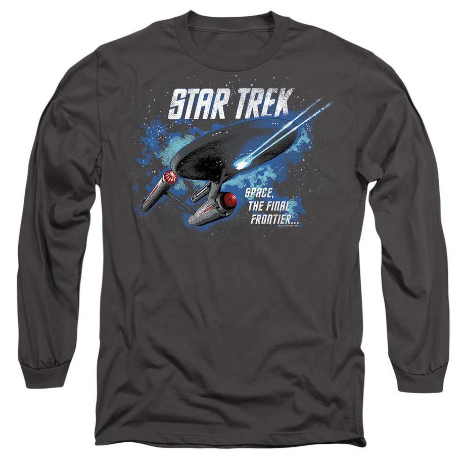Star Trek The Final Frontier T-Shirt Maniche Lunghe  