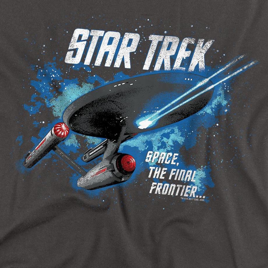 Star Trek The Final Frontier T-Shirt Maniche Lunghe  