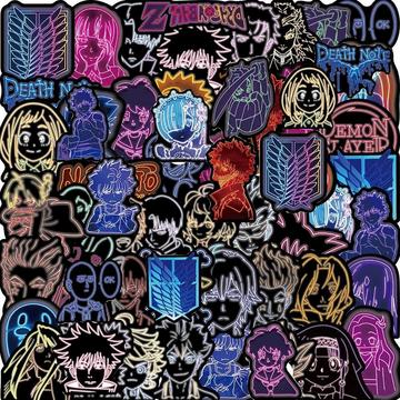 Aufkleber Anime - 50 Stk