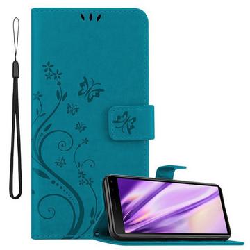 Hülle für Sony Xperia 8 Blumen Design Magnetverschluss