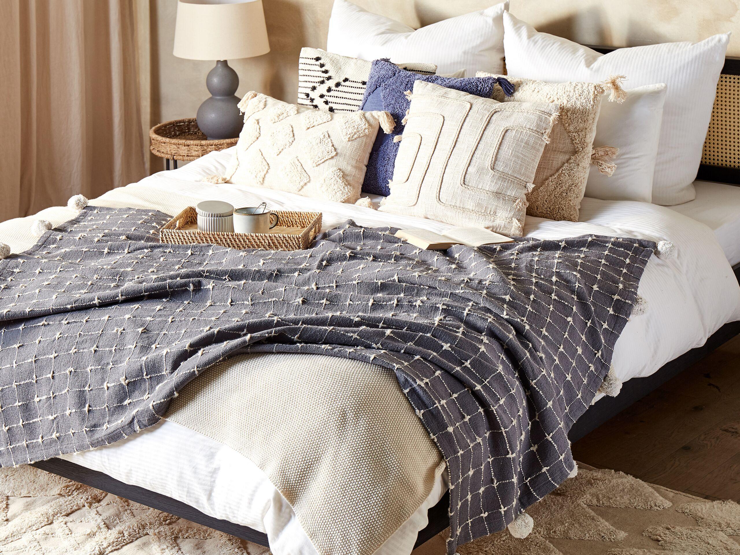 Beliani Coperta in Cotone Classico YASAM  